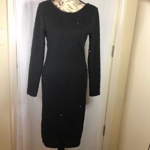 NWOT Jennifer Lopez sequin calf length dress SzM
